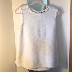 Large white tank top